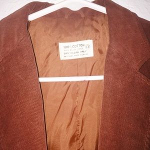 Corduroy blazer